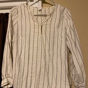 Long sleeve striped shirt